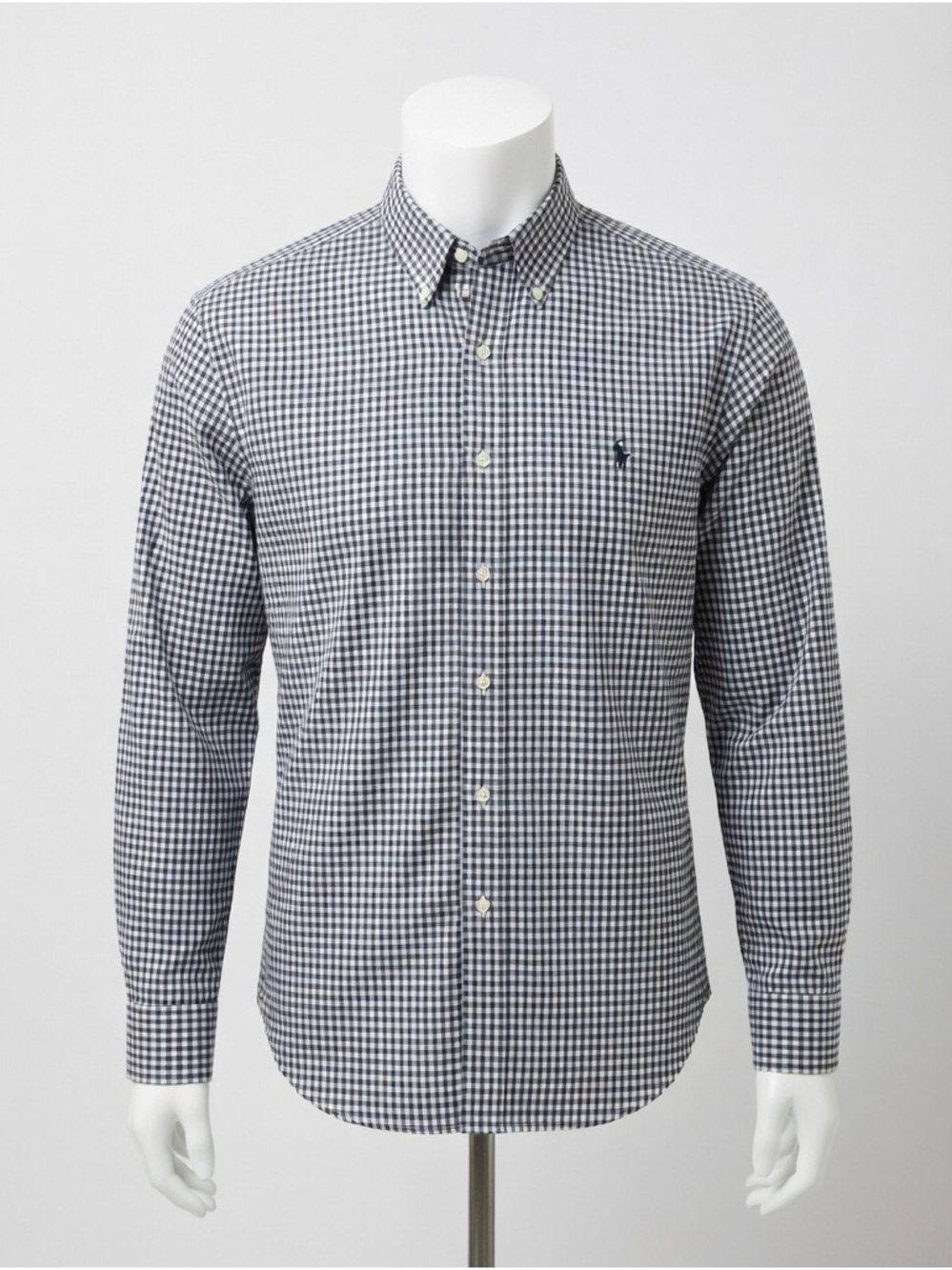 Ralph Lauren Black Gingham Button-Down Shirt - Men's SZ X-Large